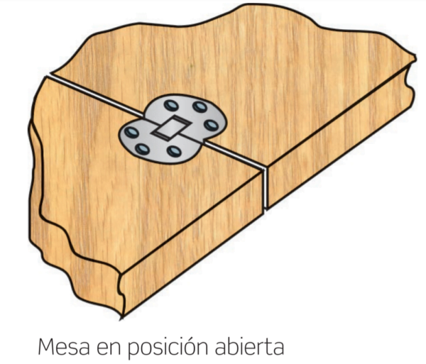 BISAGRA CHAMPI 180° - Imagen 5