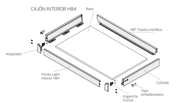 KIT ARIANE INTERNO H84 - Imagen 3