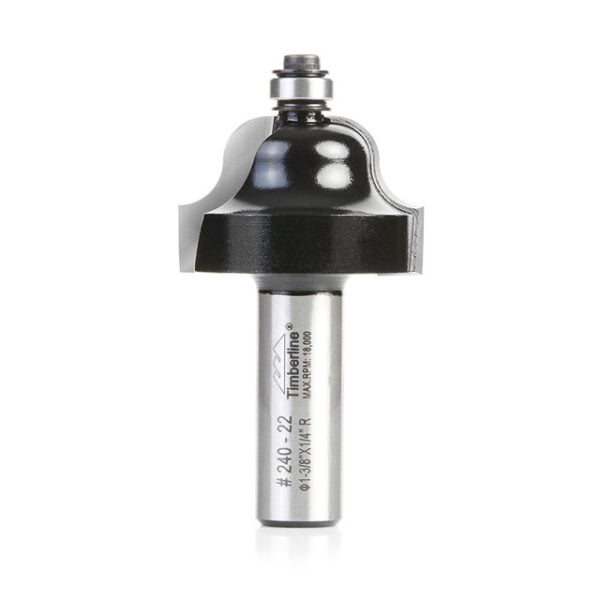 BIT P/ROUTER TIMBERLINE 1/4 Radio x 1-3/8" diámetro x 7/8" x 1/2" 240-22