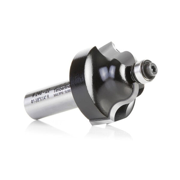 BIT P/ROUTER TIMBERLINE 1/4 Radio x 1-3/8" diámetro x 7/8" x 1/2" 240-22 - Imagen 2