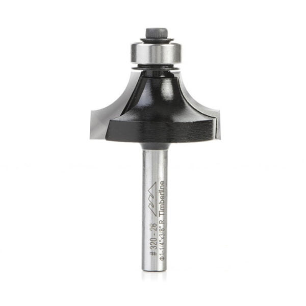 BIT P/ROUTER TIMBERLINE 3/8" Radio x 1-1/4" diámetro x 5/8" x 1/4" 320-26