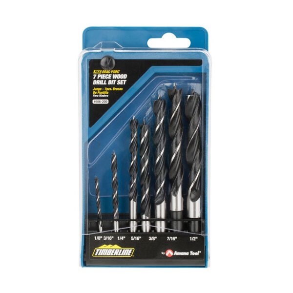 BROCAS MADERA TIMBERLINE 7 PIEZAS 606-200