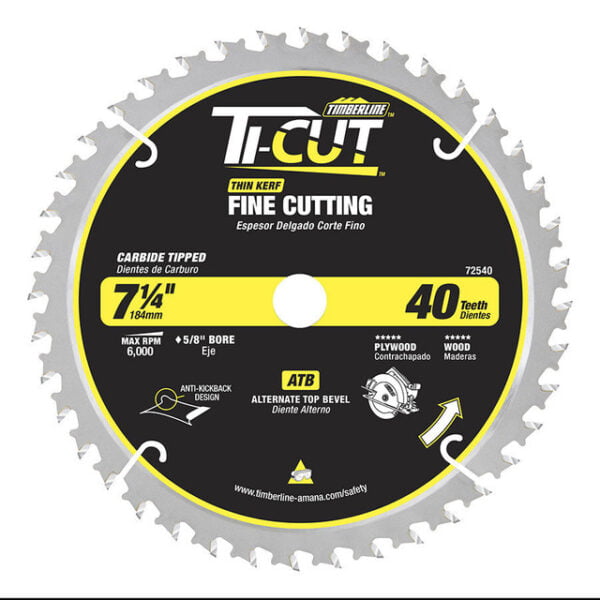 DISCO TIMBERLINE 7 1/4"  X 40" DIENTES 7 1/4"  X 40" DIENTES 72540