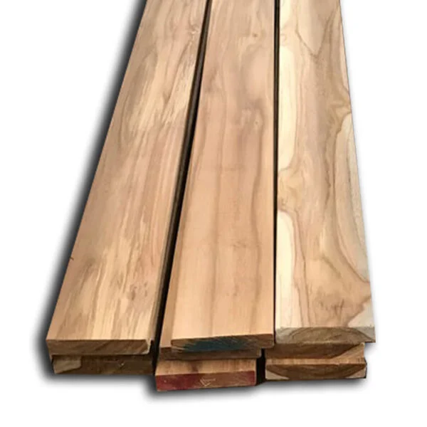 Madera Teca 1" grosor x 8' largo