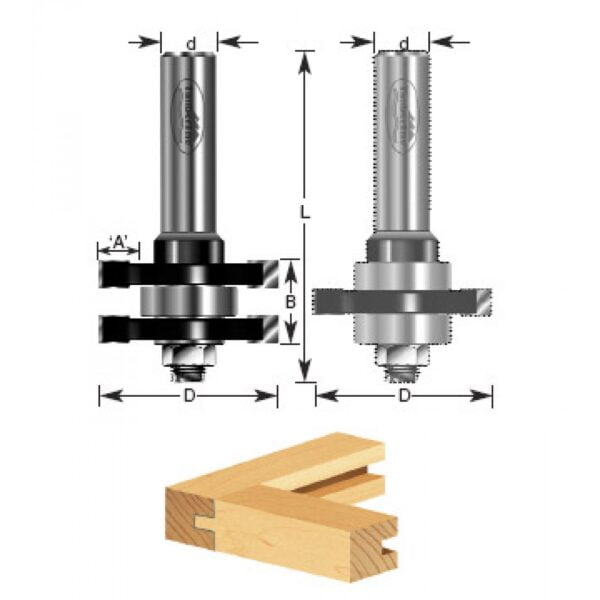 BIT P/RAUTER TIMBERLINE 460-10