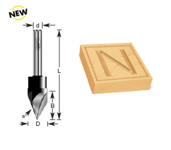 BIT P/RAUTER TIMBERLINE 180-22 P/ROTULAR