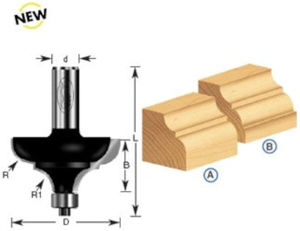BIT P/RAUTER TIMBERLINE 400-18