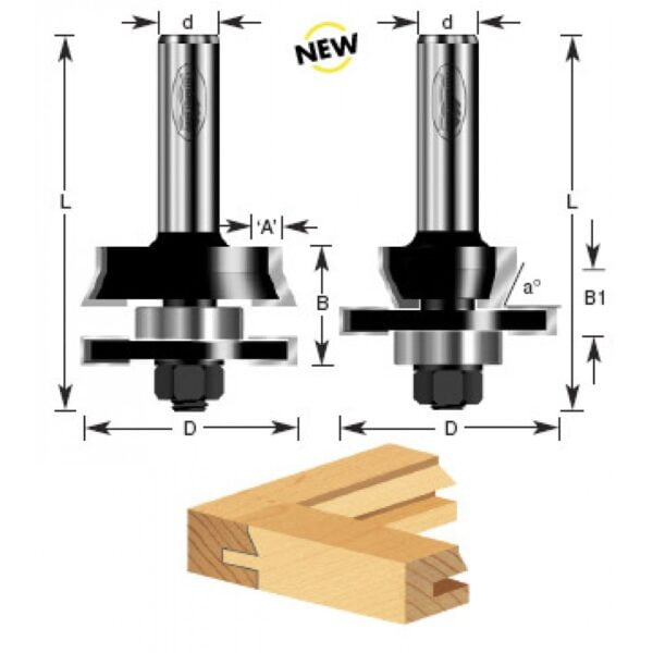 BIT P/RAUTER TIMBERLINE 440-16
