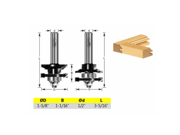 BIT P/RAUTER TIMBERLINE 440-22