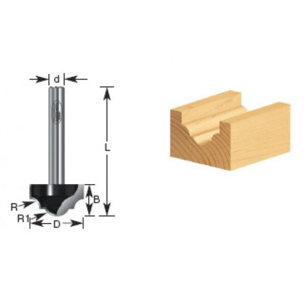BIT P/RAUTER TIMBERLINE 450-08