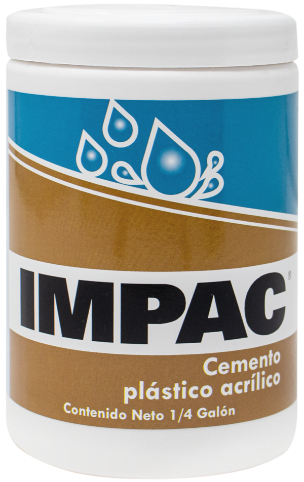 IMPAC CEMENTO PLASTICO 1/4 DE GALON