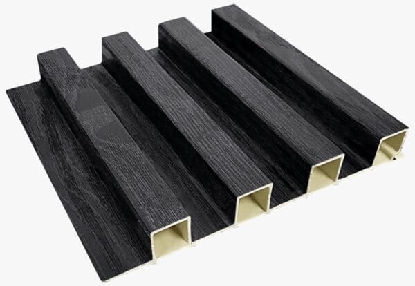 Panel Decorativo de PVC Negro 160 x 23 x 2900 mm